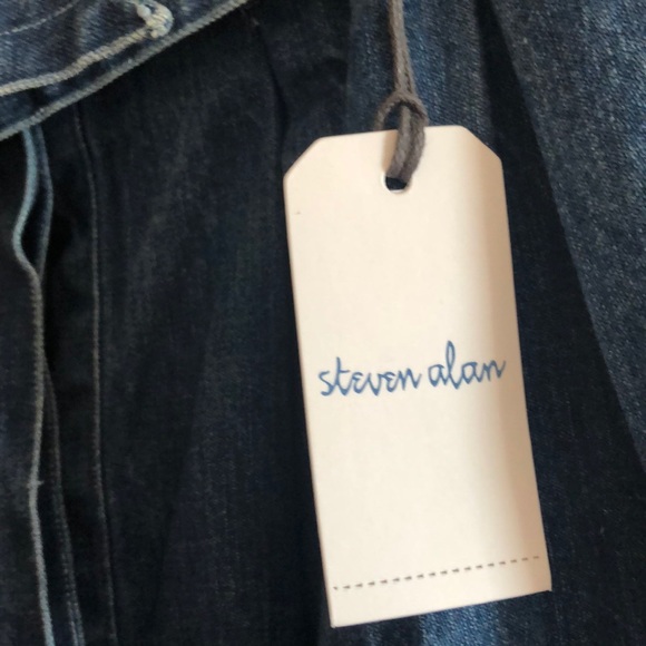 Steven  Alan Denim Skirt with belt - Picture 3 of 10